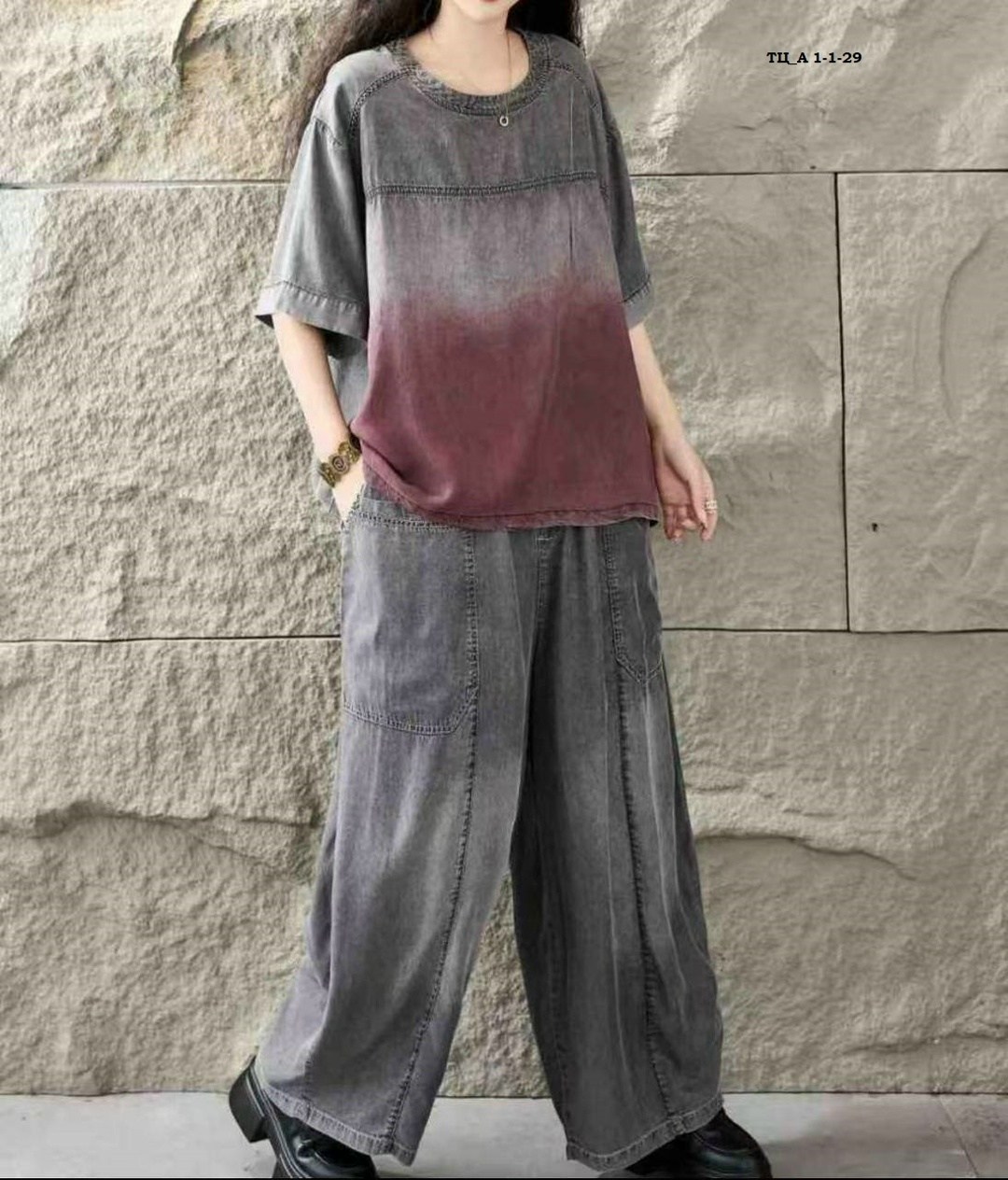 женские джинсовые костюмы max lulu,стиль бохо,модные костюмы,джинсовые брюки широкие,одежда бохо