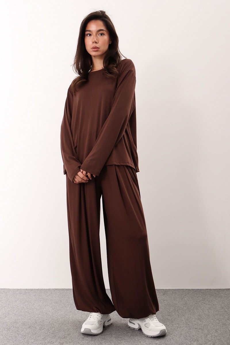 трикотажные костюмы,костюм,блузка летучая мышь sahera rahmani,домашний костюм оверсайз,пижамы с брюками