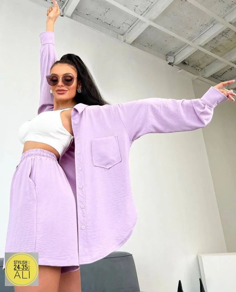 костюм женский,,летний женский костюм,одежда для женщин,костюм летний женский с шортами и рубашкой