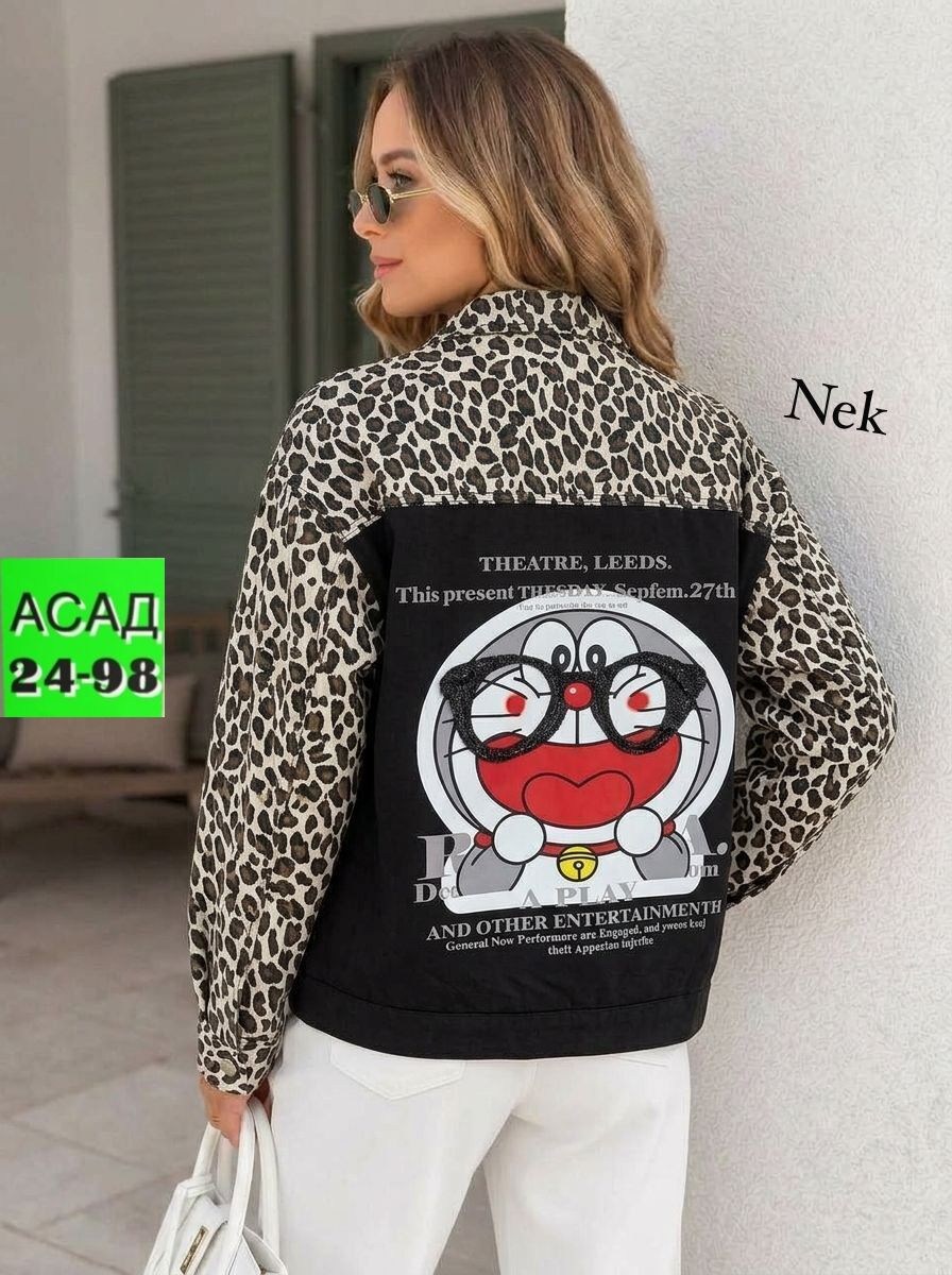 женская куртка,джинсовая куртка,куртка с принтом,демисезонная куртка,куртка комбинированная