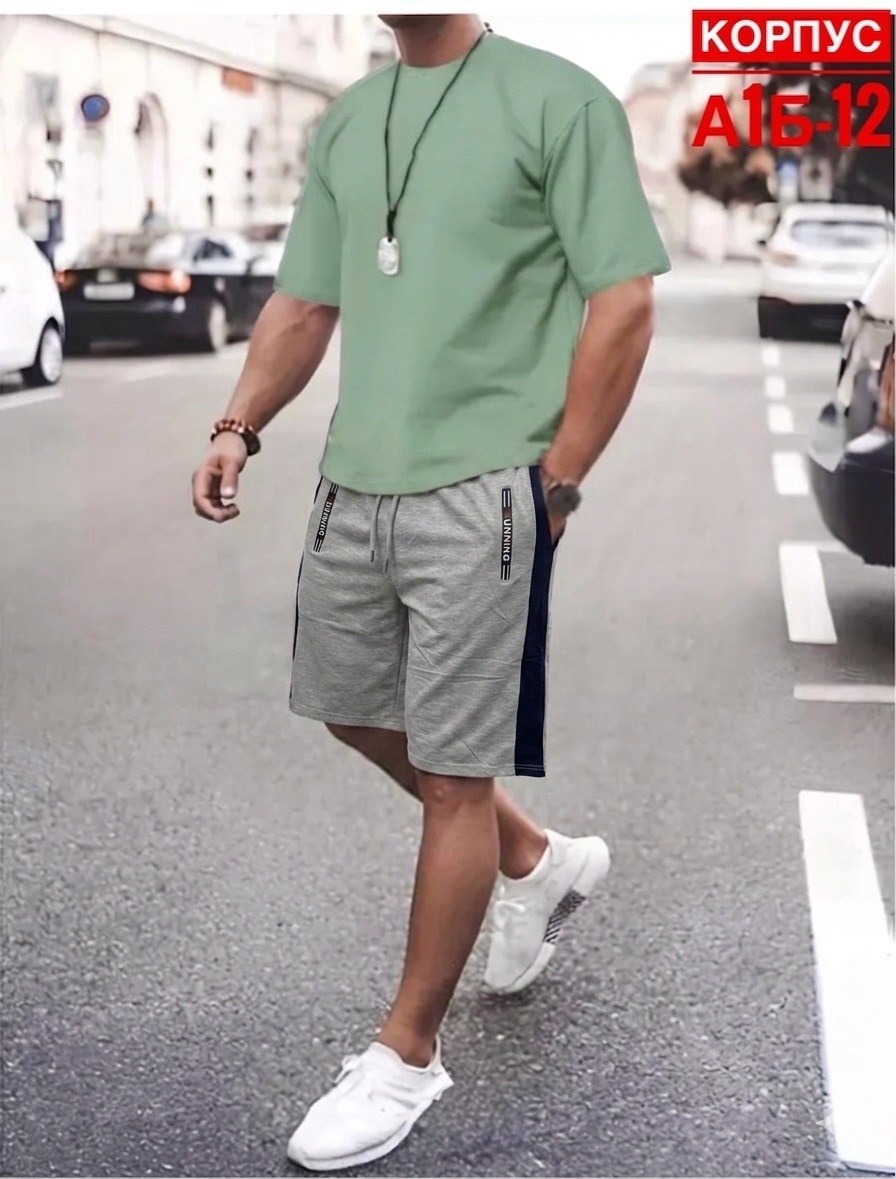 костюм мужской летний с шортами и футболкой,летний мужской костюм,спортивные мужские костюмы,мужская спортивная одежда,мужская летняя одежда
