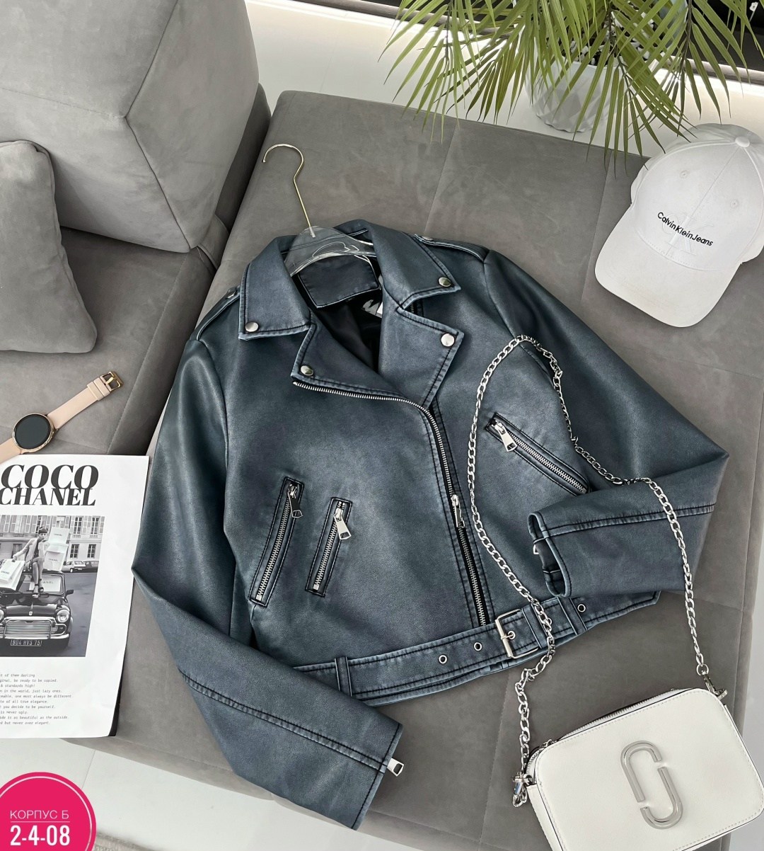 косуха винтажная куртка кожаная oversize серая monyken,куртка косуха,косуха,женская косуха,косуха куртка женская