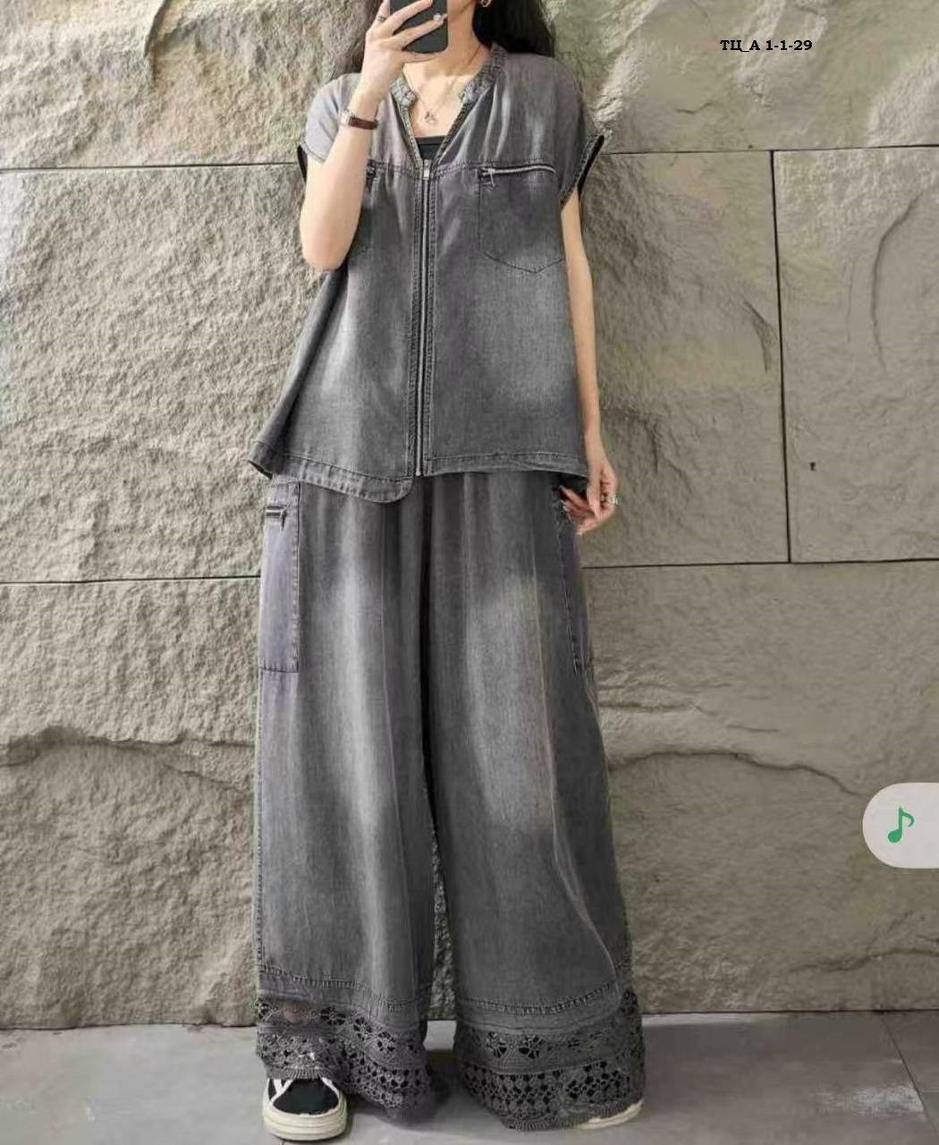 женский джинсовый костюм из 2 предметов,джинсовый костюм,джинсовый костюм женский,женские джинсовые костюмы max lulu,женский джинсовый костюм из двух предметов