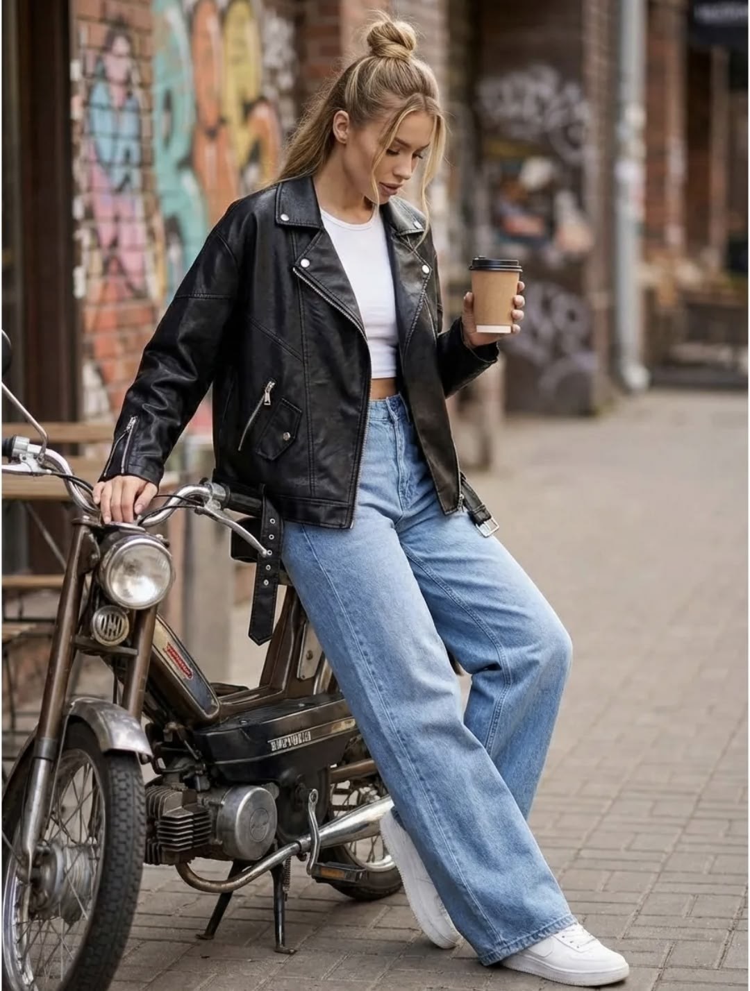 куртка кожаная косуха oversize,кожаная куртка женская косуха оверсайз,кожаная косуха оверсайз,косуха женская куртка кожаная oversize,куртка косуха h&f b женская оверсайз арт: 28918766