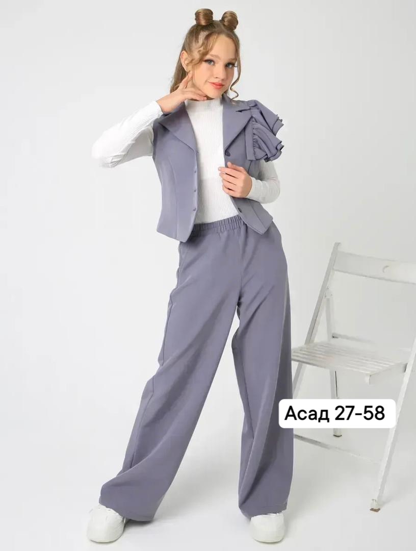 костюм школьный брючный с жилетом jutetti,брючный школьный костюм с жилеткой и воланом lemada brand,костюм брючный школьный,костюм двойка классический брючный с жилетом,брючный костюм с жилетом