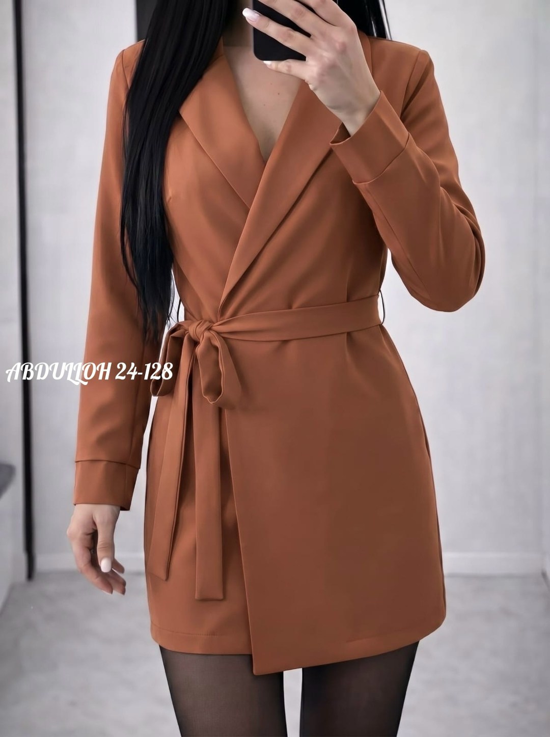 платье-пиджак,приталенный блейзер с поясом,платье пиджак женское,платье с запахом,женские костюмы