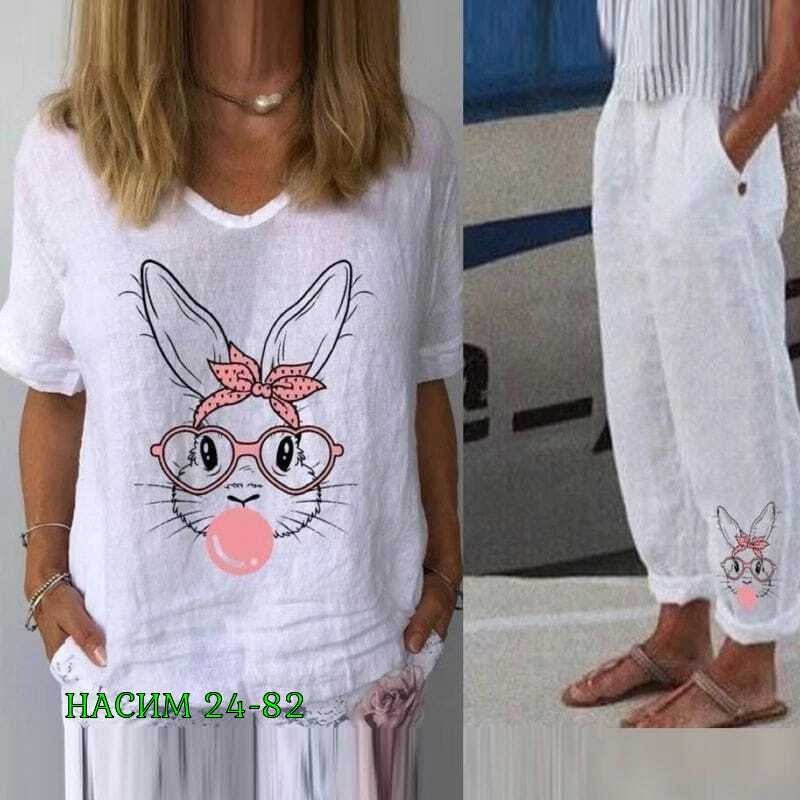 летняя женская рубашка,,льняная футболка женская,костюм женский,комплект одежды арабески
