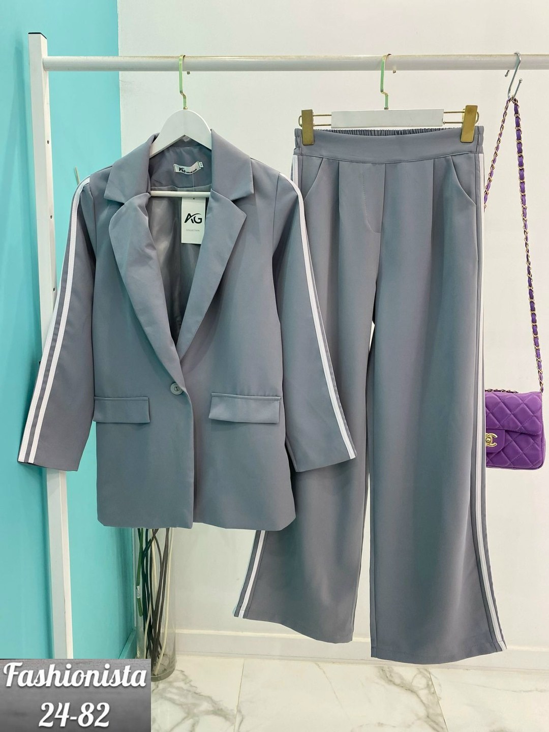 классический женский брючный костюм,костюм женский с полосками,костюм женский двойка в сером цвете,брючный костюм женский,классический брючный костюм двойка