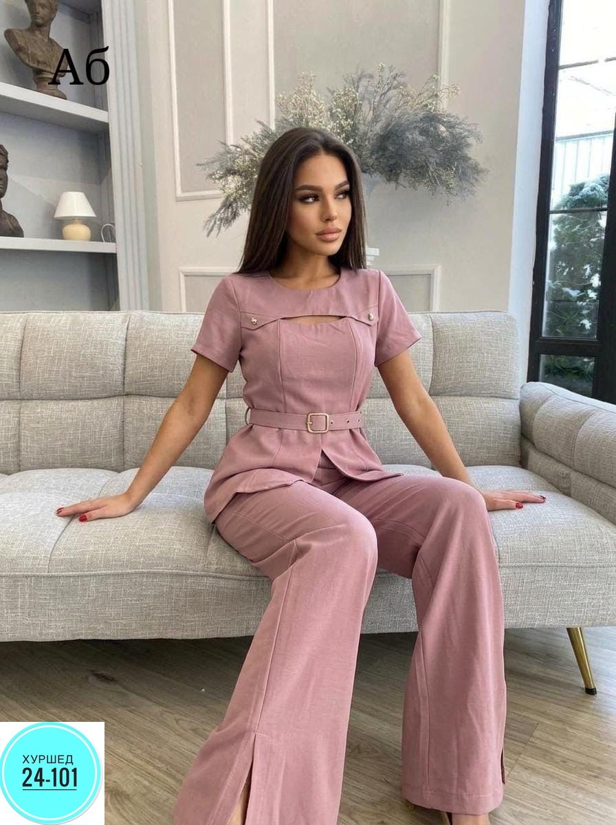 брючный костюм,стильные костюмы,костюм женский брючный,костюм желтый,брючный костюм женский летний