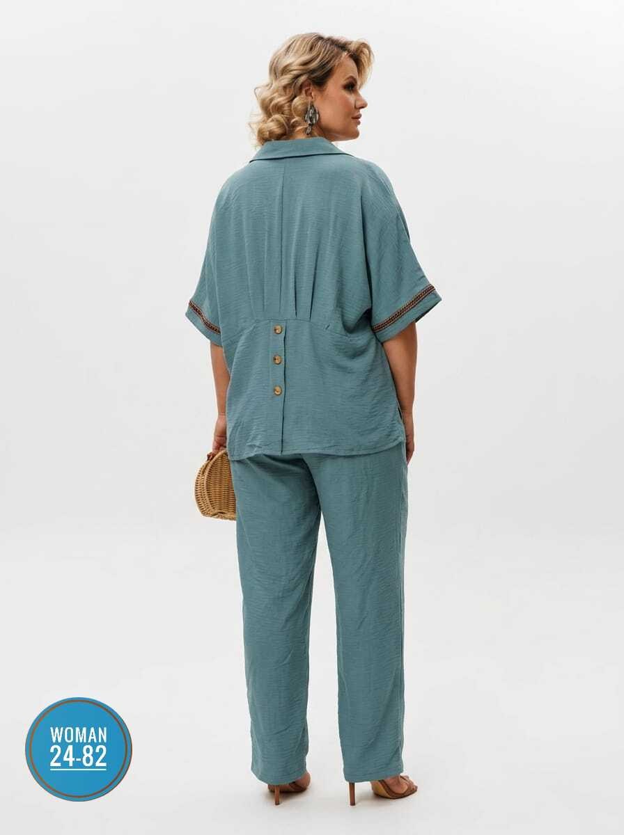 брючные костюмы для женщин стильные,костюм брючный,летний брючный костюм женский,брючный костюм michel chic 1337,комплект брючный