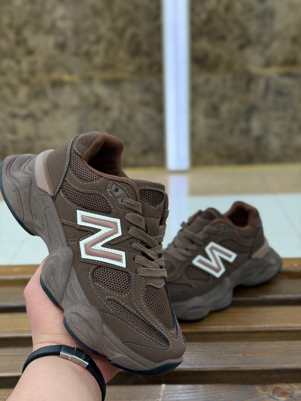 кроссовки new balance 9060,,кроссовки new balance 9060 бежевые,кроссовки new balance 9060 'mushroom' коричневый,кроссовки