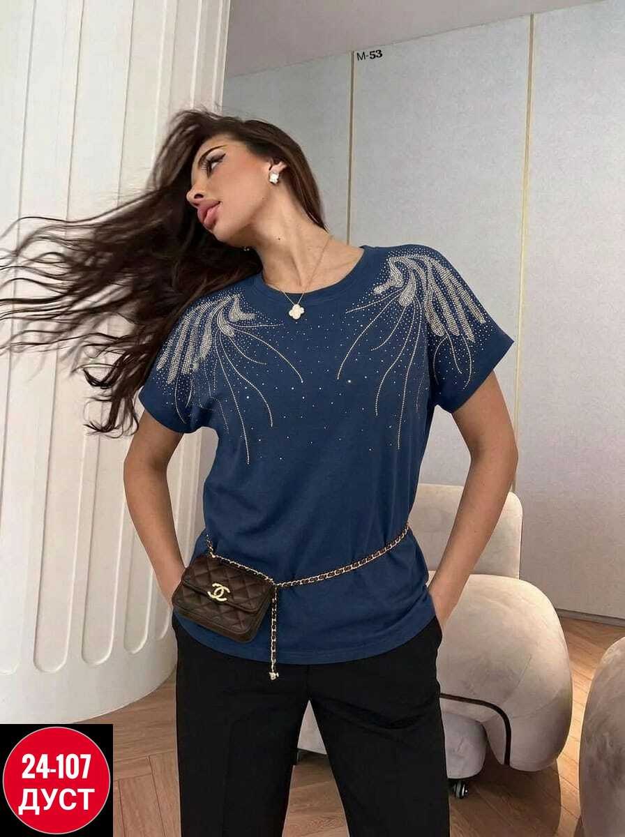 женская футболка,футболка больших размеров женская,футболка оверсайз со стразам,футболки женская оверсайз,женская трикотажная футболка
