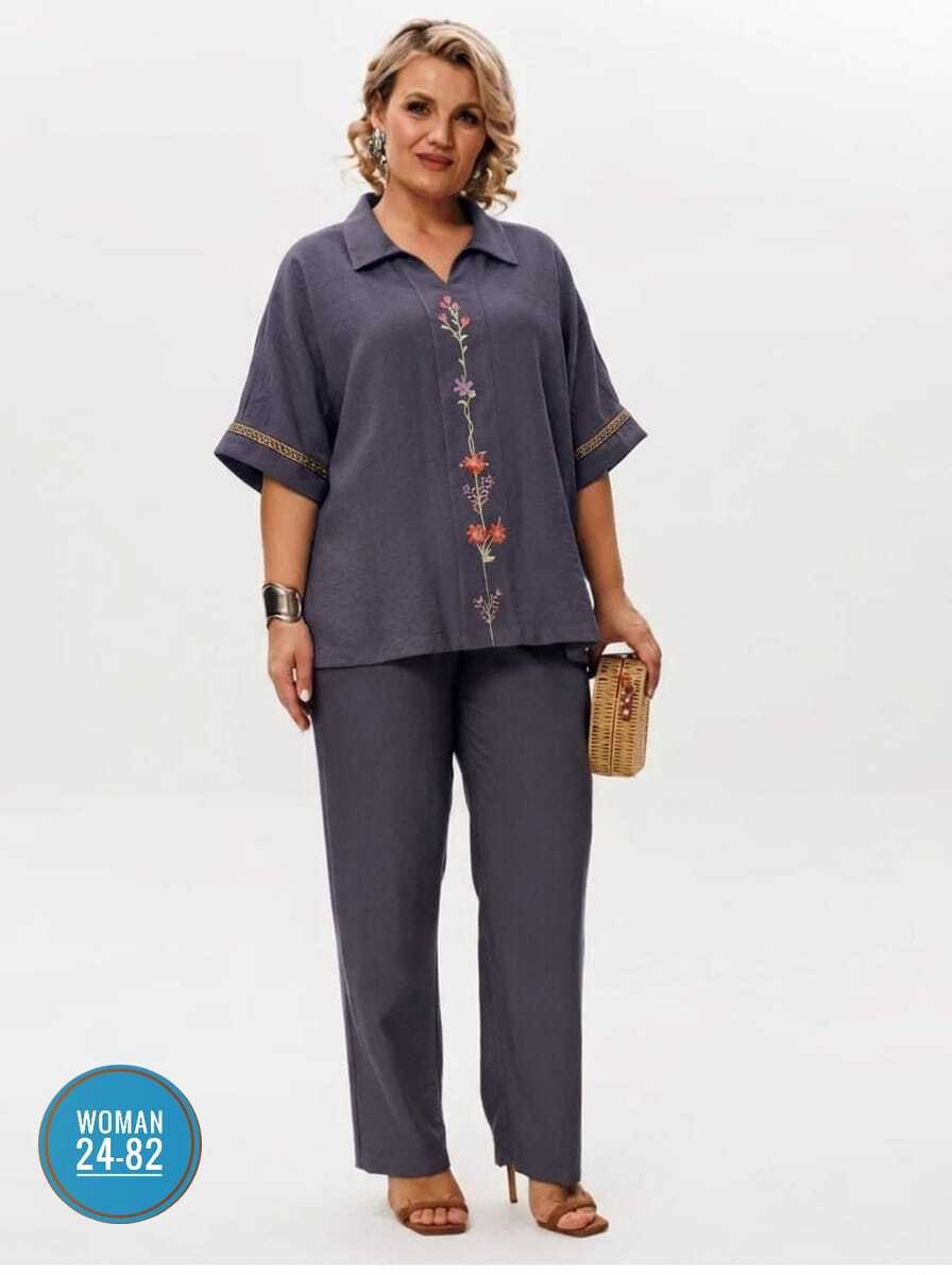 брючные костюмы для женщин стильные,костюм брючный,летний брючный костюм женский,брючный костюм michel chic 1337,комплект брючный