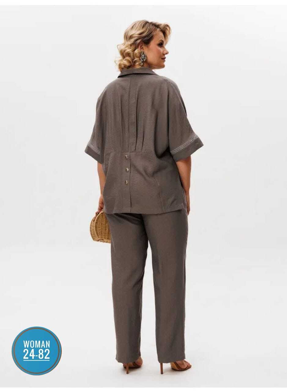 брючные костюмы для женщин стильные,костюм брючный,летний брючный костюм женский,брючный костюм michel chic 1337,комплект брючный