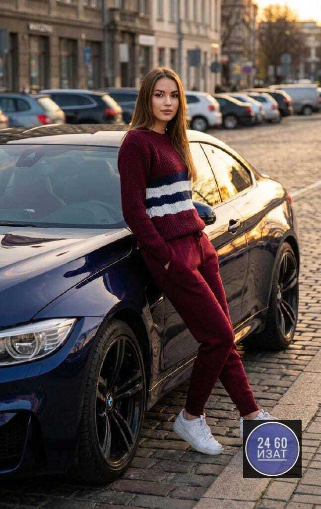 вязаный костюм бордовый,трикотажные костюмы,модные трикотажные костюмы,стильные костюмы,вязаные костюмы