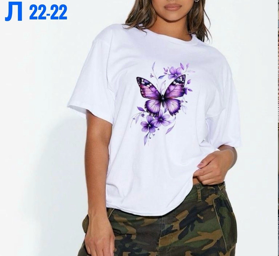 женская футболка,футболка белая оверсайз вишенки,женские футболки с принтом,футболки оверсайз женские,футболка женская белая
