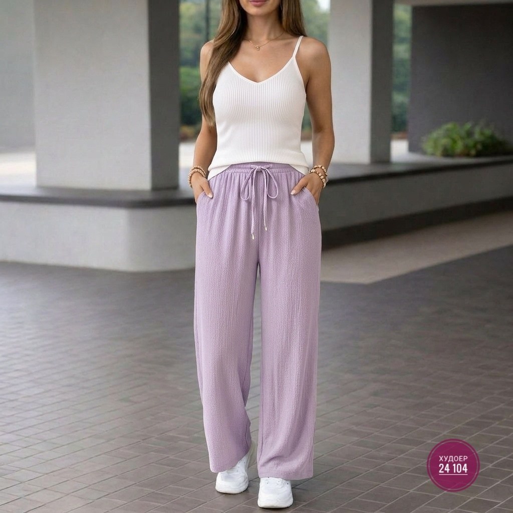 брюки палаццо широкие в рубчик летние dh fashion,брюки палаццо,брюки палаццо женские лапша,элегантные брюки,брюки лапша широкие женские