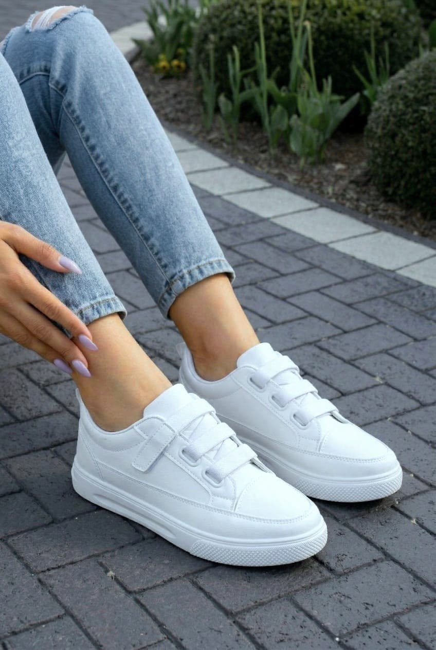 ,кроссовки женские,кроссовки на липучках женские,белые кроссовки,женские белые кроссовки