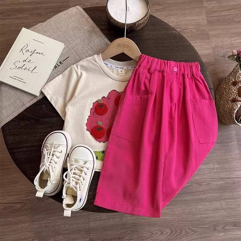 комплект одежды для маленьких девочек,комплект одежды для девочек,летний комплект одежды для девочки,летние детские комплекты одежды для девочек,летняя одежда для девочек