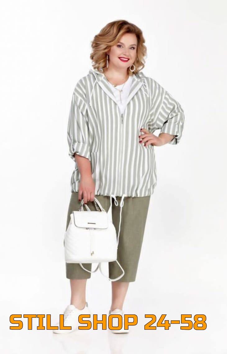 летние брючные костюмы для полных женщин, больших размеров,одежда для полных,одежда больших размеров,костюм претти брючный для полных женщин