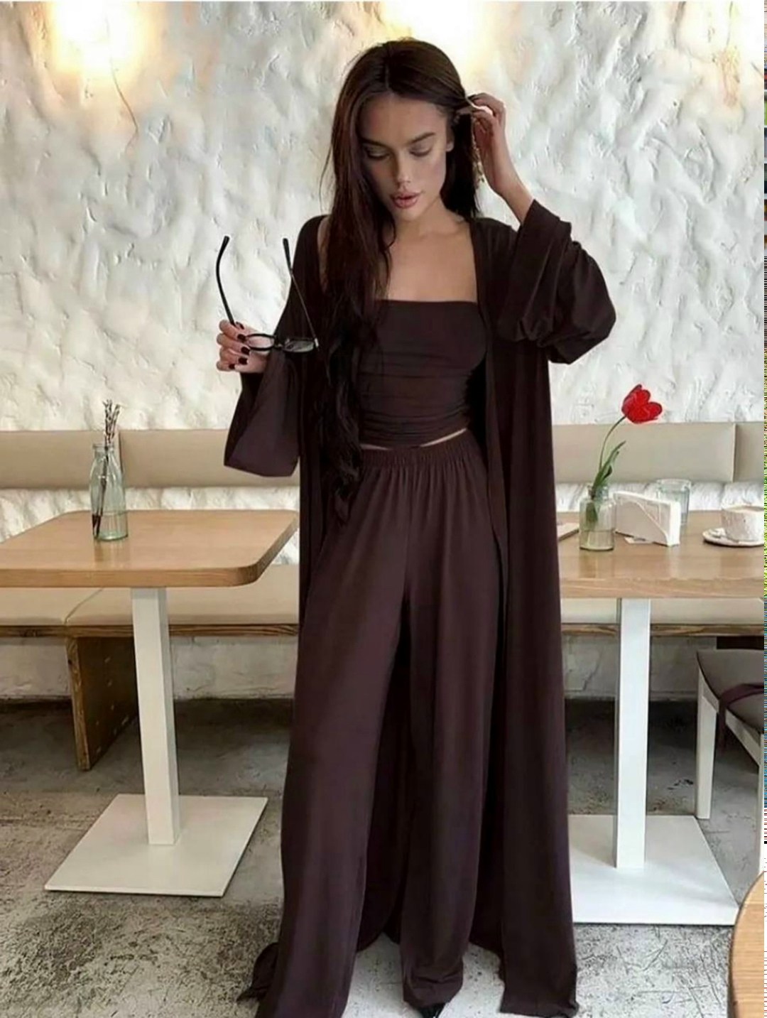 женские костюмы,стильные костюмы,,костюм с брюками палаццо,костюм с брюками