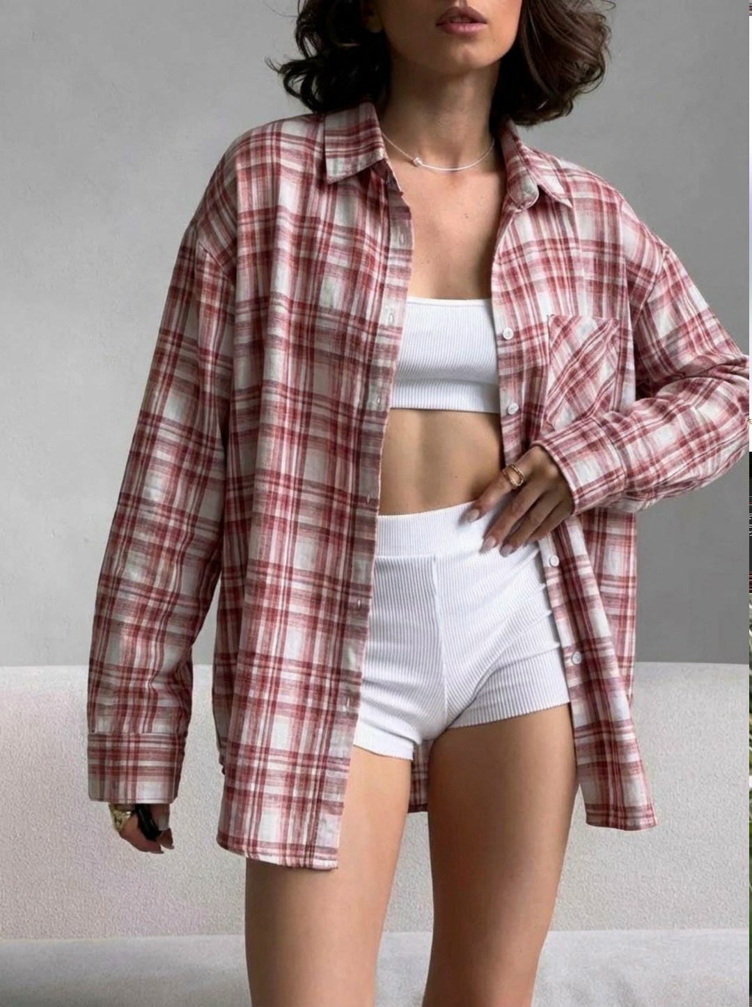 рубашка оверсайз в клетку betrendy wear,рубашка варенка в клетку оверсайз удлиненная lady gina,рубашка женская оверсайз в клетку,рубашка в клетку женская,рубашка летняя в клетку оверсайз