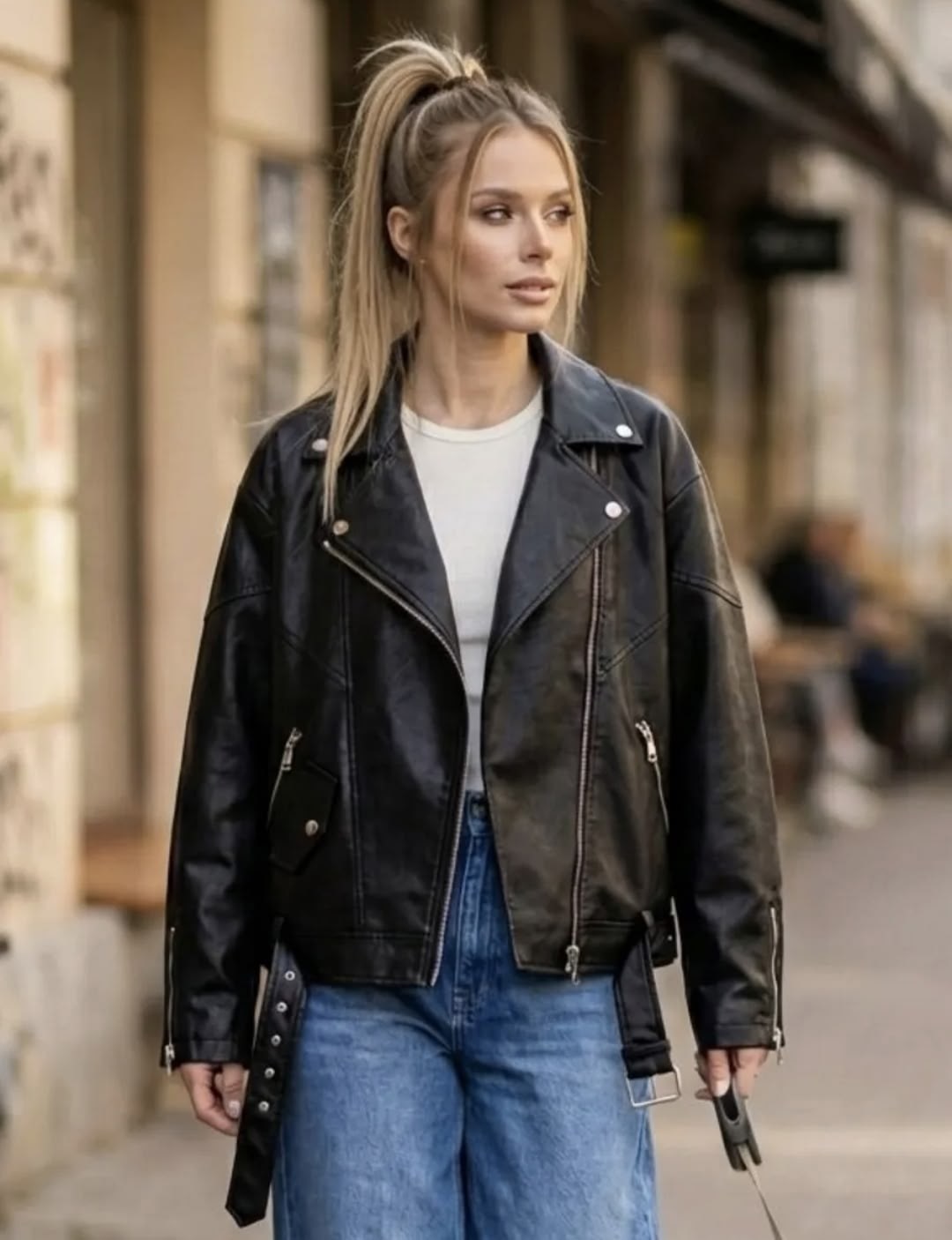 куртка кожаная косуха oversize,кожаная куртка женская косуха оверсайз,кожаная косуха оверсайз,косуха женская куртка кожаная oversize,куртка косуха h&f b женская оверсайз арт: 28918766