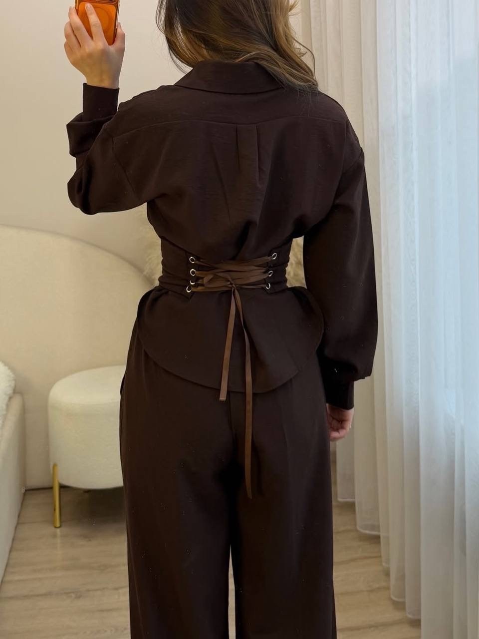 костюм,стильные наряды,широкие брюки