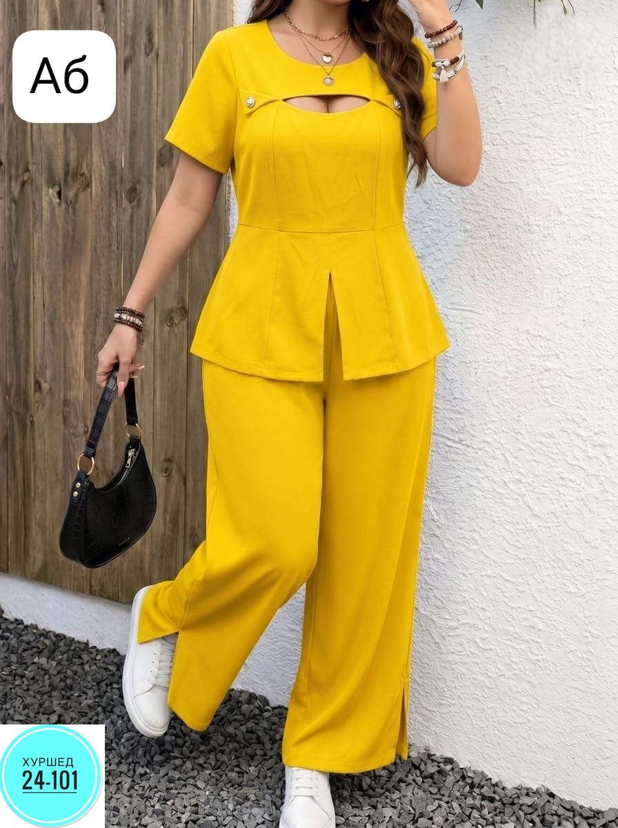 брючный костюм,стильные костюмы,костюм женский брючный,костюм желтый,брючный костюм женский летний