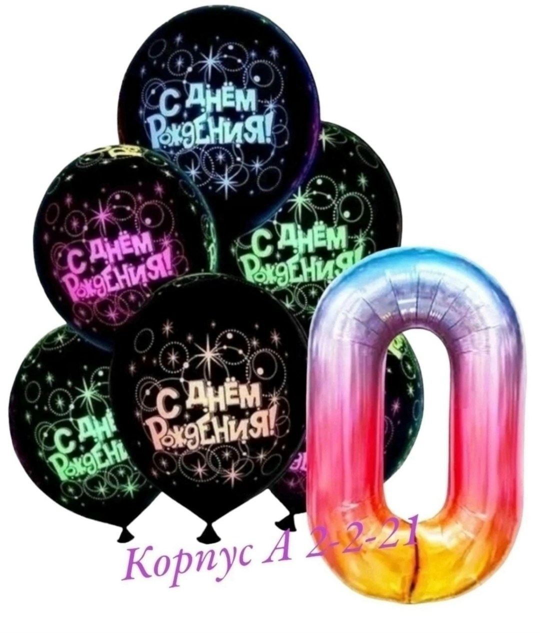 набор воздушных шариков на день рождения,набор воздушные шары для праздника,шары с цифрами,шар черный с днем рождения,шары набор воздушный