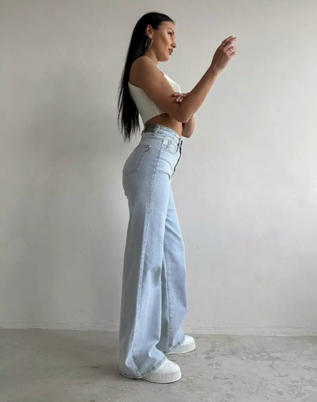 джинсы женские широкие,джинсы широкие,женские джинсы,палаццо джинсы,джинсы клеш