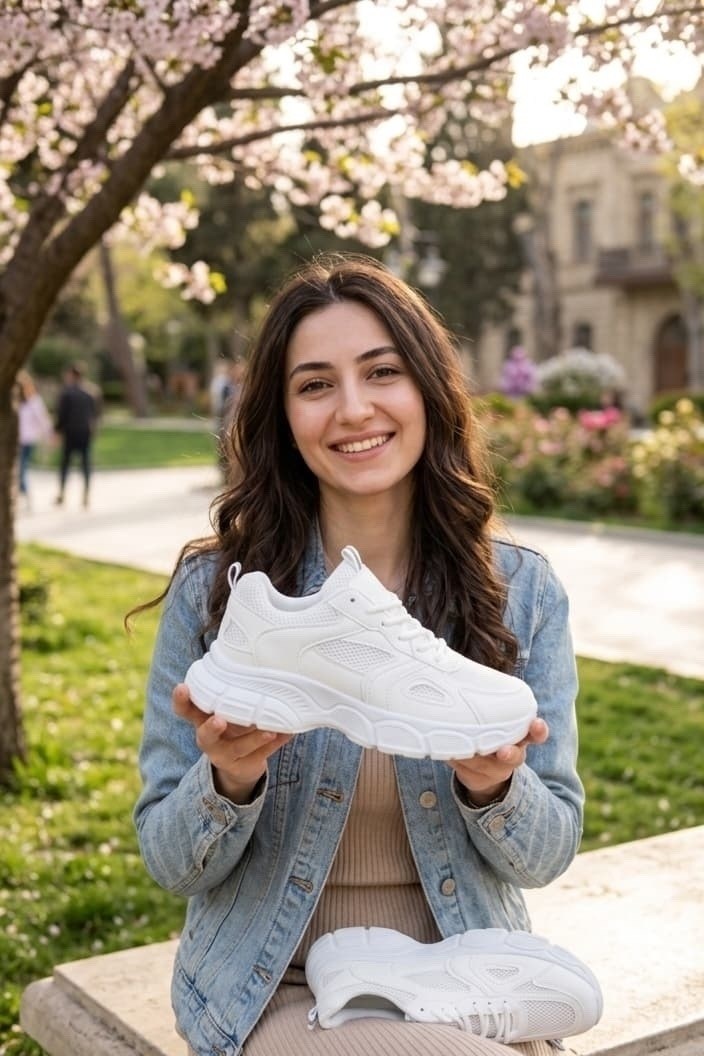 кроссовки huanqiu chunky sneakers women's low-top серебряный,женские кроссовки,низкие кроссовки,повседневные кроссовки,кроссовка