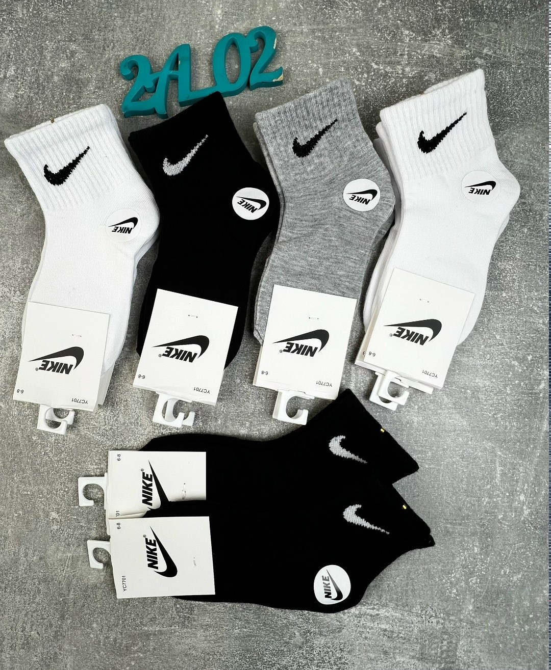 носки мужские,носки набор спортивные,носки спортивные,носки средние хлопковые набор 5 пар nike,носки