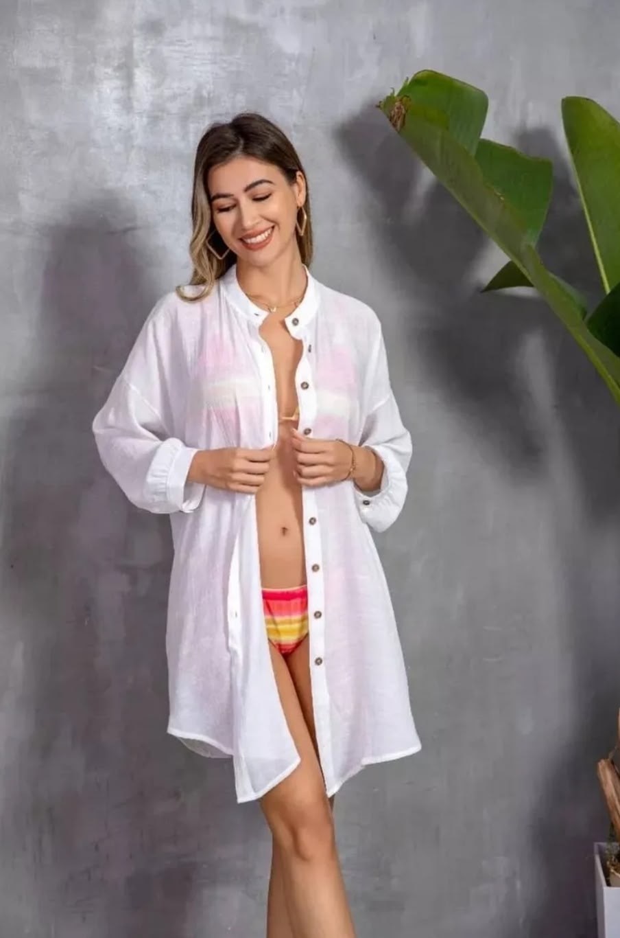 туника пляжная накидка на купальник,туника пляжная летняя накидка на купальник оверсайз рубашка sundresslove 215529337,пляжная туника женская,туника женская пляжная с воротом-стойкой желтая,туника пля