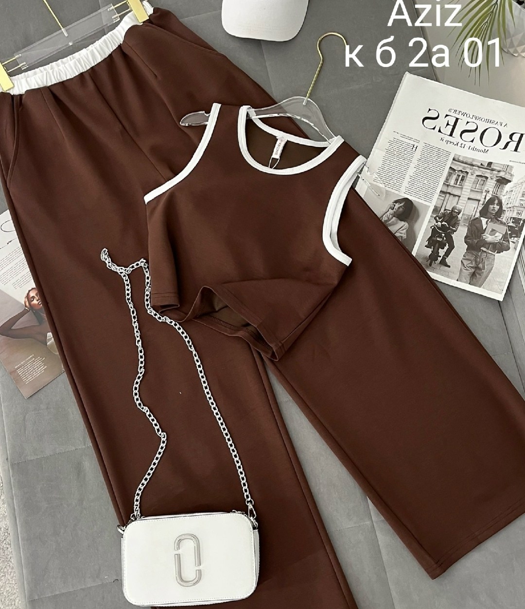 женский костюм с брюками палаццо,костюм стильный,костюм,костюм с брюками,костюм белый