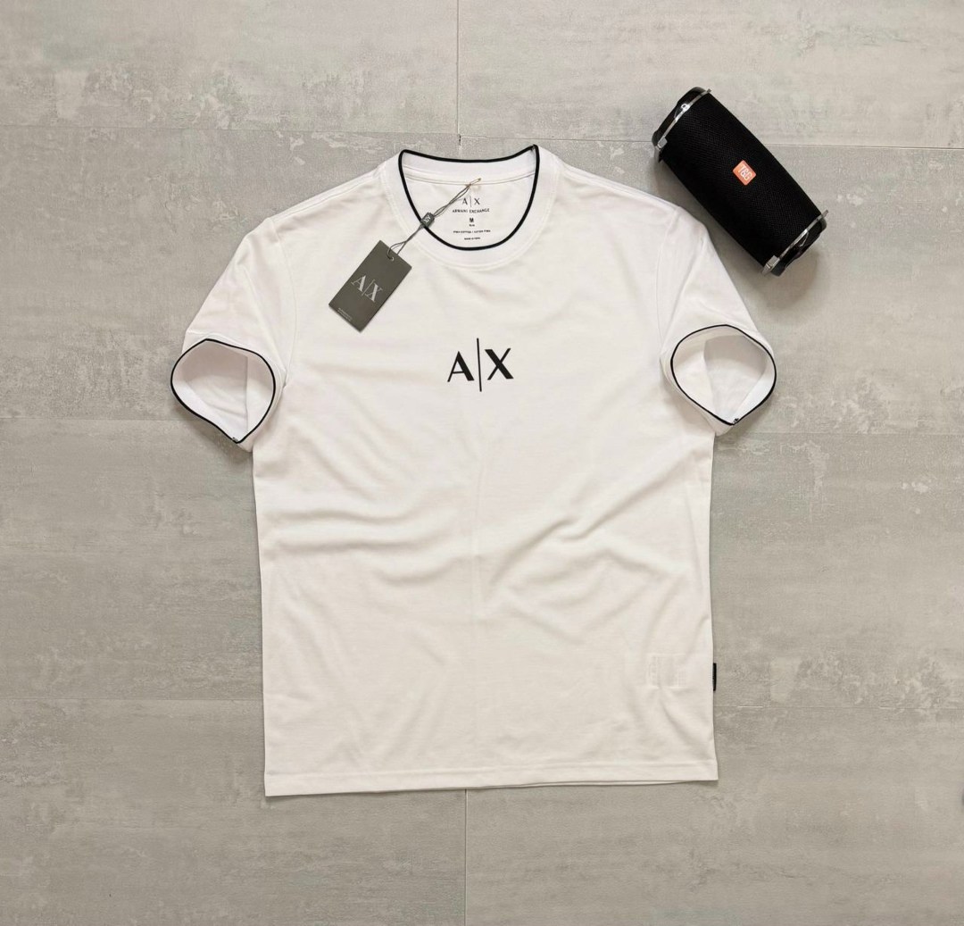 футболка armani exchange,футболки для мужчин,футболки мужские белые,футболка мужская,футболка армани эксчендж