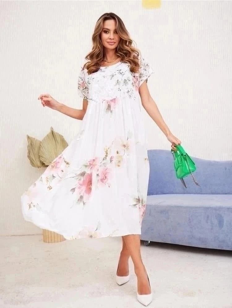 платье летнее,вискоза шифон,платье женское летнее оверсайз,итальянский штапель платья,платье женской летнее