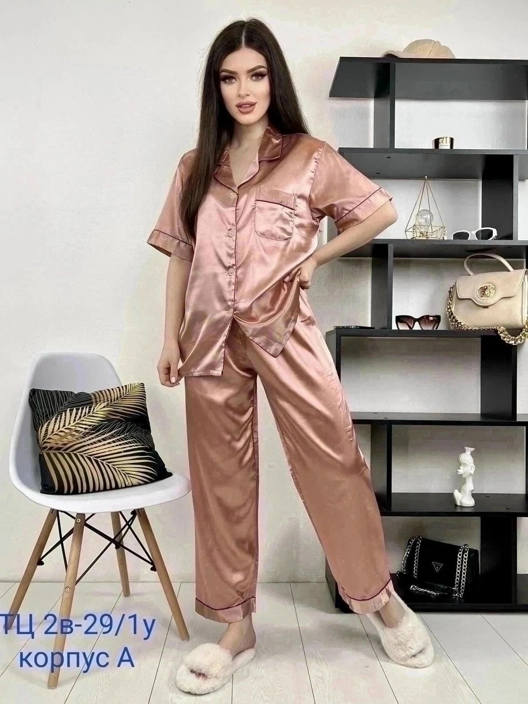 пижама женская шелковая cо штанами,пижама для женщин,женская пижама,пижама,домашний костюм пижама
