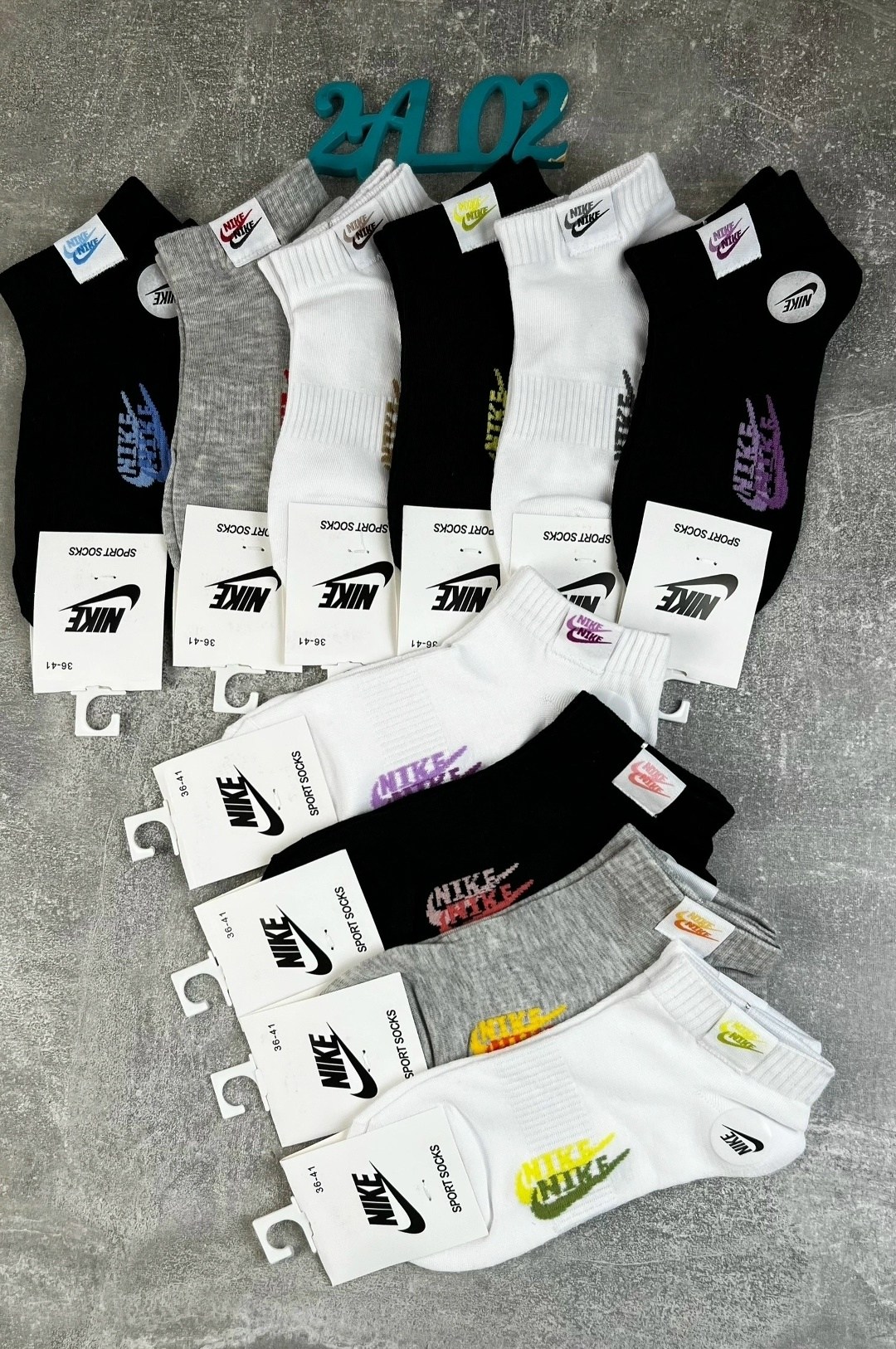 комплект носков nike,комплект носков женских nike sport socks белых 36-41,носки женские nike,комплект носки женские,носки женские спортивные