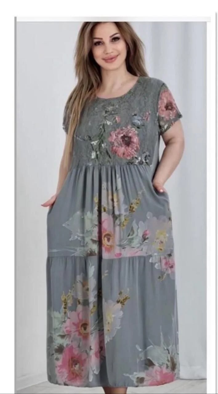 платье летнее,вискоза шифон,платье женское летнее оверсайз,итальянский штапель платья,платье женской летнее