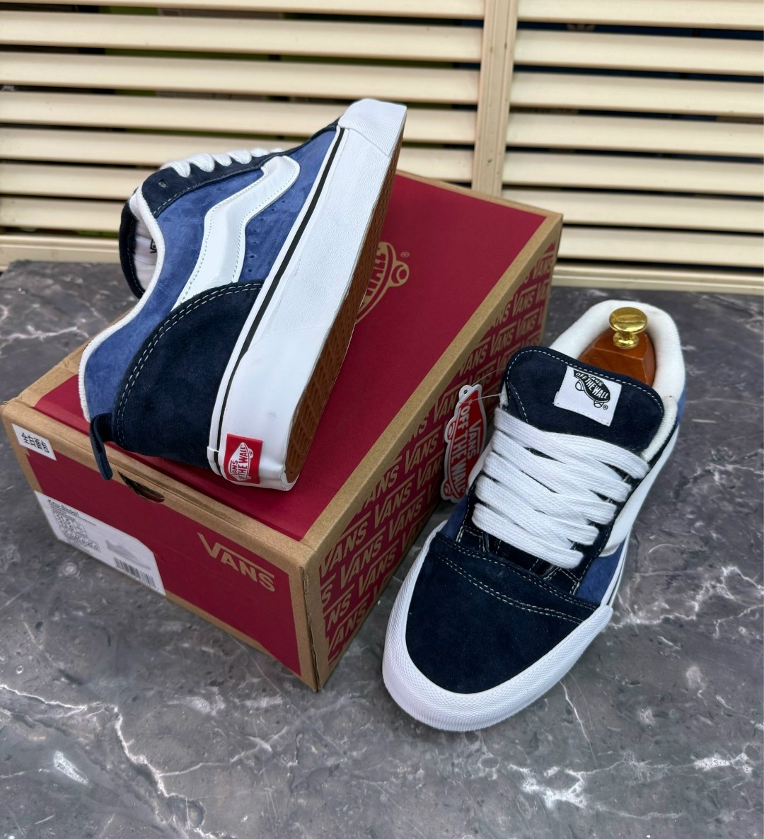 ,мужские кеды vans sk8-low,vans knu skool голубые,синие вансы,кеды vans knu skool