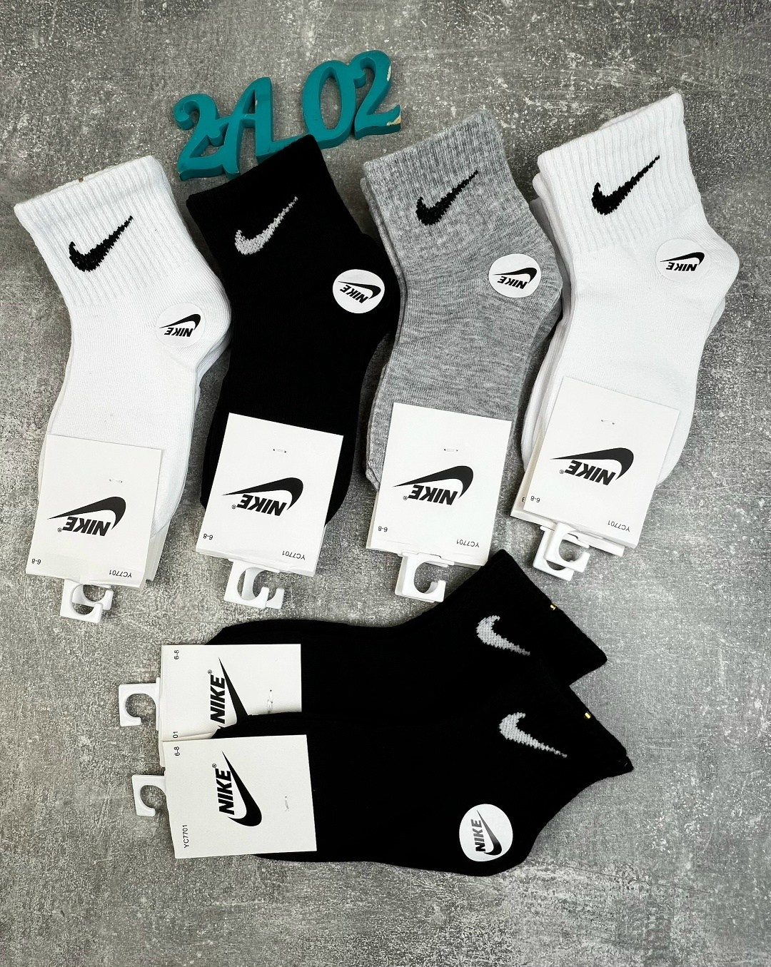 носки мужские,носки набор спортивные,носки спортивные,носки средние хлопковые набор 5 пар nike,носки