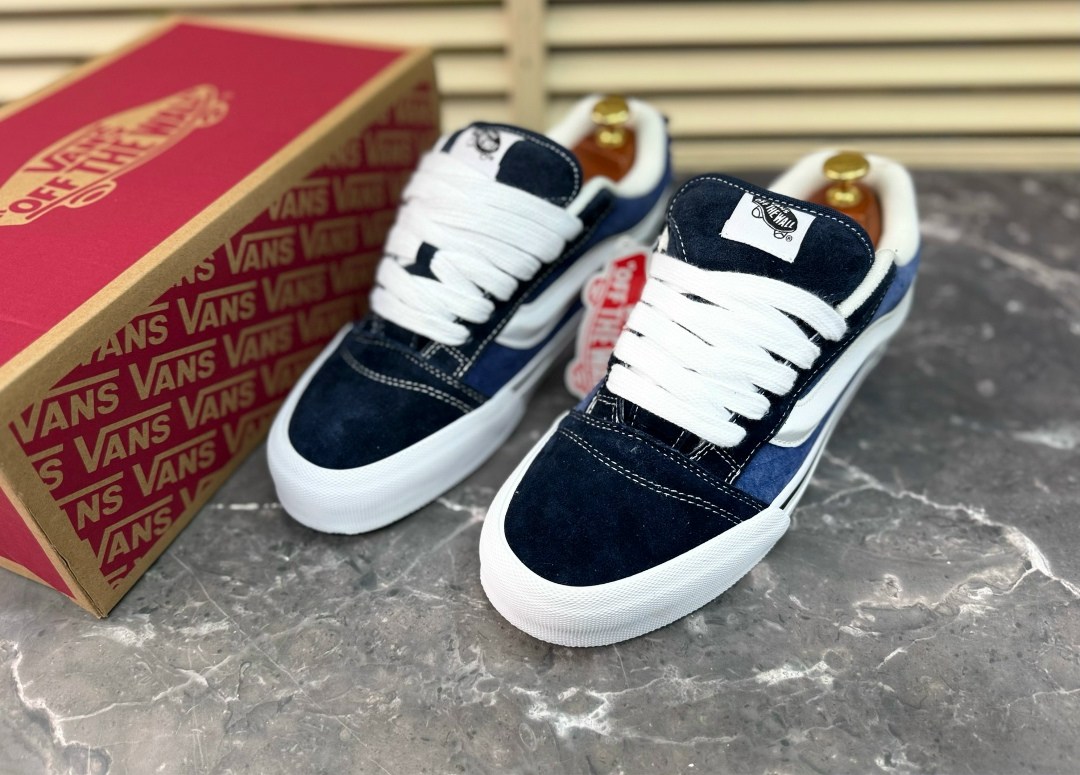,мужские кеды vans sk8-low,vans knu skool голубые,синие вансы,кеды vans knu skool
