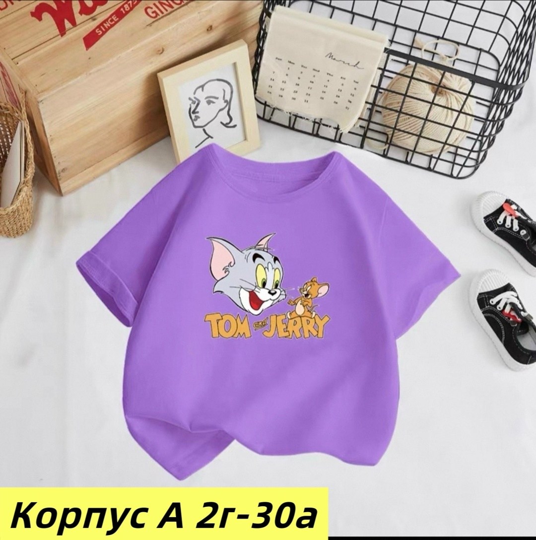 футболки детские,футболки для девочек,футболка том и джерри,детская футболка,футболка для девочек и мальчиков