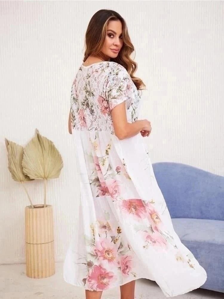 платье летнее,вискоза шифон,платье женское летнее оверсайз,итальянский штапель платья,платье женской летнее