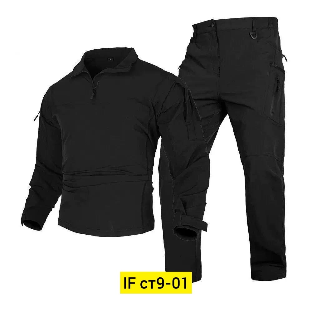 костюм тактический летний g3 черный боевой,тактический костюм,костюм тактический черный,тактическая одежда