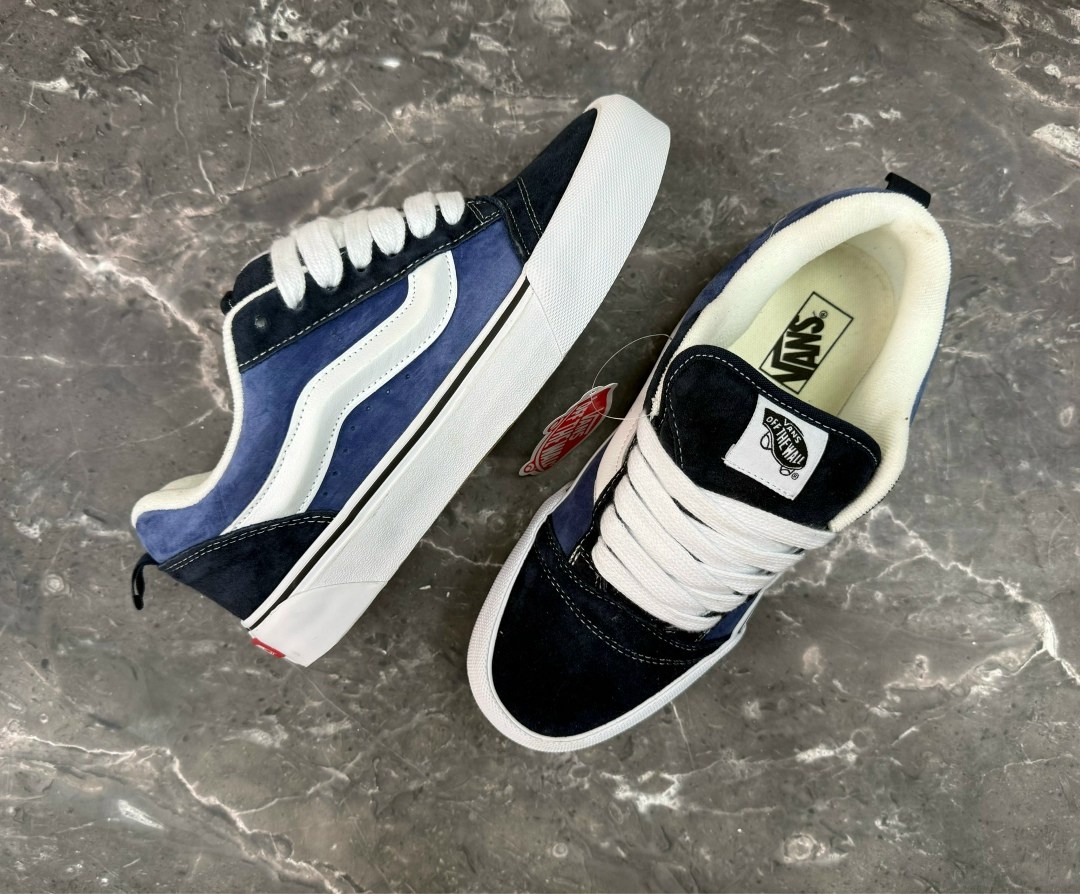 ,мужские кеды vans sk8-low,vans knu skool голубые,синие вансы,кеды vans knu skool
