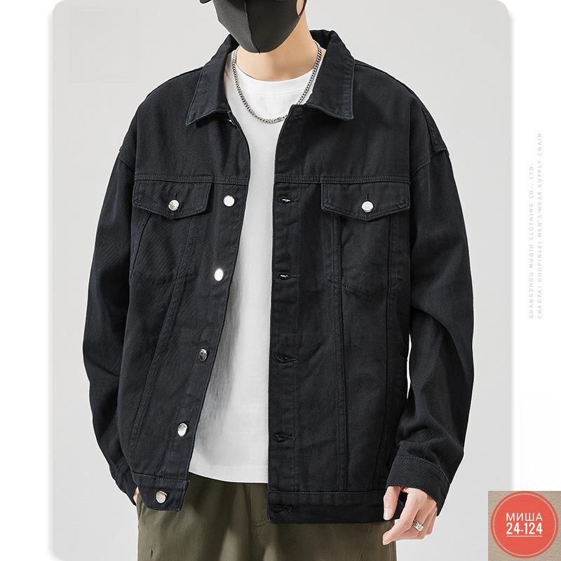 мужская джинсовая куртка,джинсовая куртка,куртка джинсовая серая,повседневная куртка,джинсовая куртка свободная