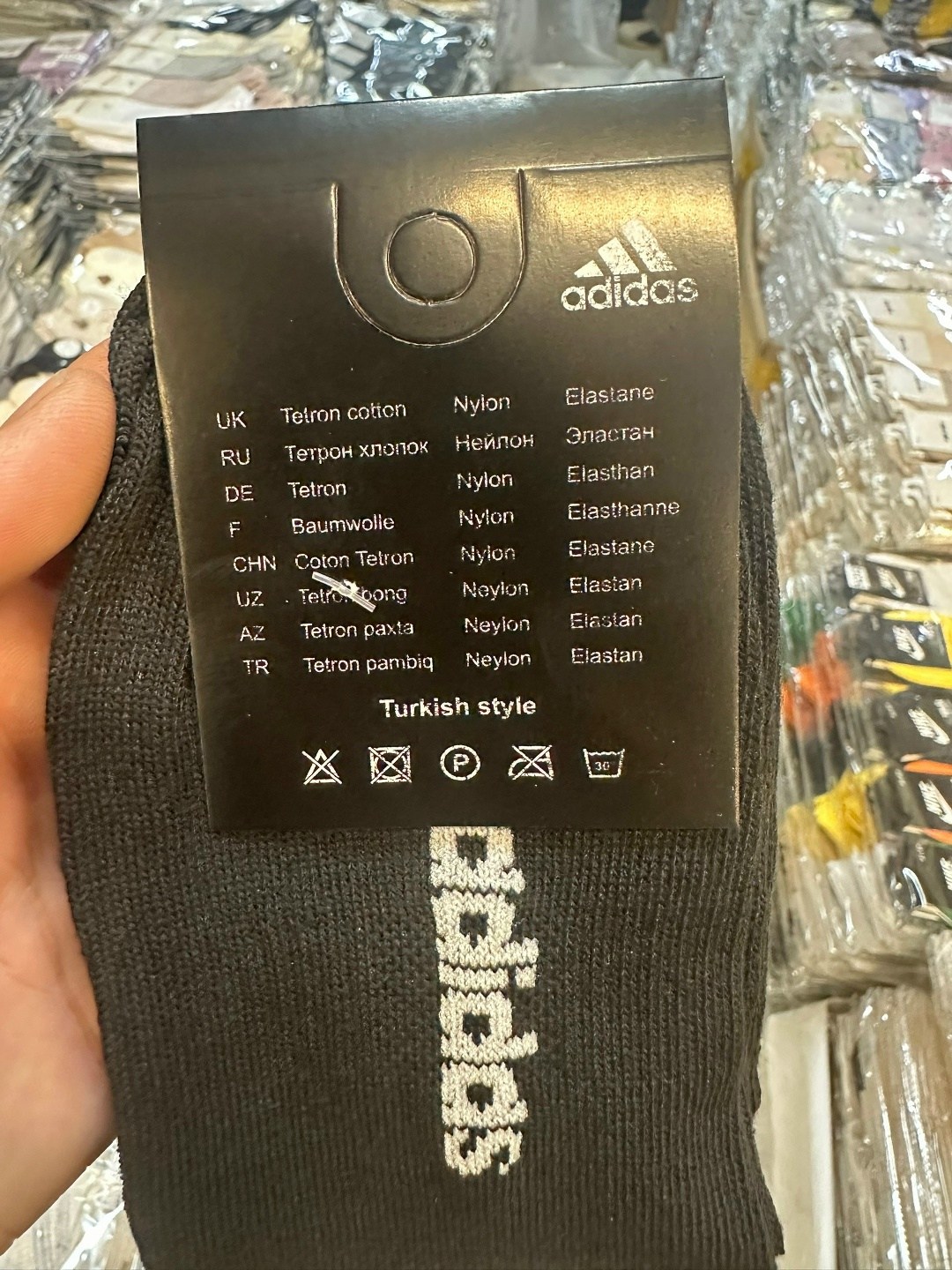 носки мужские adidas,носки адидас в коробке 6 шт,носки адидас мужские 6 пар в коробке,носки мужские,комплект носки мужские