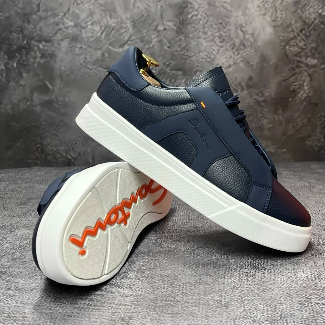 кеды santoni мужские,кроссовки santoni,,кеды мужские,кожаные кеды santoni